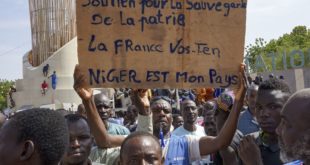 protest by the nigeran citizens.